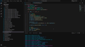 snAPI Pyhton Wrapper: screenshot of code
